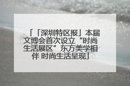 「深圳特区报」本届文博会首次设立“时尚生活展区”东方美学相伴 时尚生活呈现