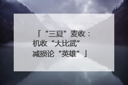 “三夏”麦收：机收“大比武” 减损论“英雄”