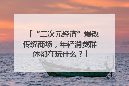“二次元经济”爆改传统商场，年轻消费群体都在玩什么？