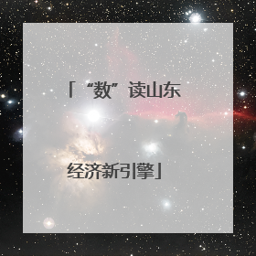 “数”读山东经济新引擎