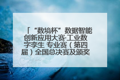 “数境杯”数据智能创新应用大赛·工业数字孪生 专业赛（第四届）全国总决赛及颁奖典礼成功举办