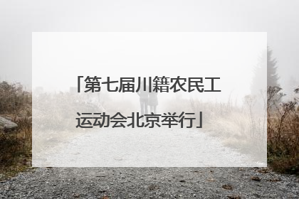 第七届川籍农民工运动会北京举行