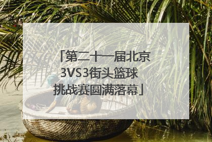 第二十一届北京3VS3街头篮球挑战赛圆满落幕
