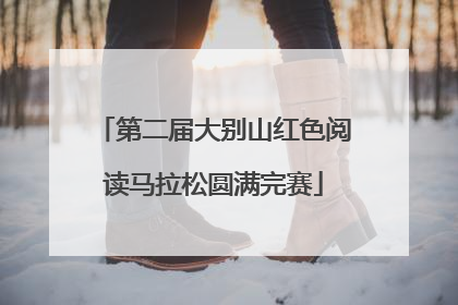 第二届大别山红色阅读马拉松圆满完赛