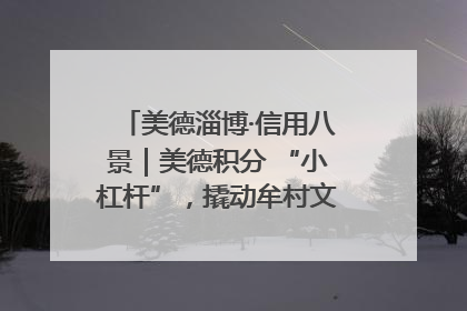 美德淄博·信用八景｜美德积分 “小杠杆”，撬动牟村文明 “大能量”