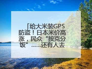 给大米装GPS防盗！日本米价高涨，民众“按克分饭”……还有人去韩国买米