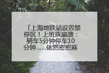 上海地铁站设置禁停区！上班族崩溃：骑车5分钟停车10分钟……依然密密麻麻无从下脚？