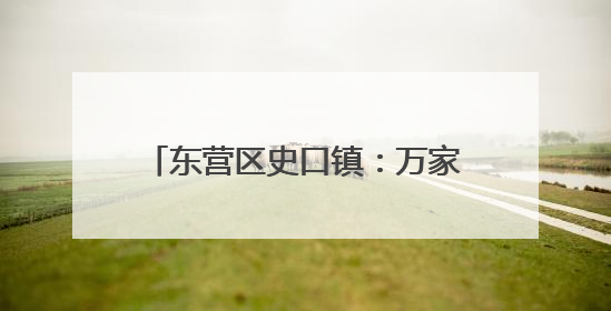 东营区史口镇：万家灯火里的文明微光