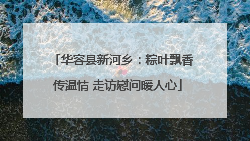华容县新河乡：粽叶飘香传温情 走访慰问暖人心