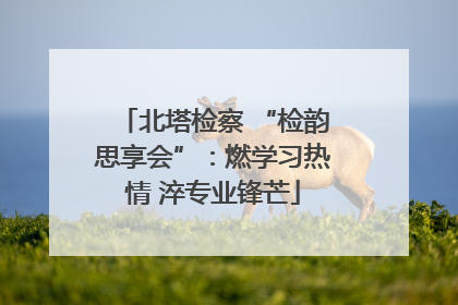 北塔检察 “检韵思享会”：燃学习热情 淬专业锋芒