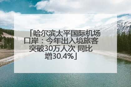 哈尔滨太平国际机场口岸：今年出入境旅客突破30万人次 同比增30.4%