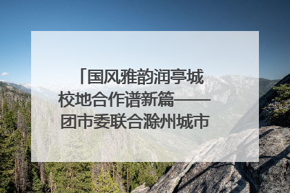 国风雅韵润亭城 校地合作谱新篇——团市委联合滁州城市职业学院助力传统文化“破圈”绽放