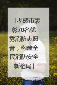 孝感市表彰70名优秀消防志愿者，构建全民消防安全新格局