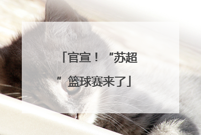 官宣！“苏超”篮球赛来了