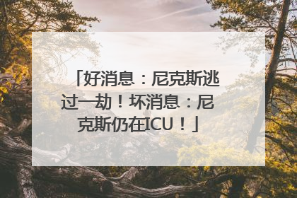 好消息：尼克斯逃过一劫！坏消息：尼克斯仍在ICU！