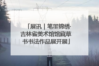 展讯｜笔墨锦绣·吉林省美术馆馆藏草书书法作品展开展