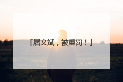 屠文斌，被重罚！