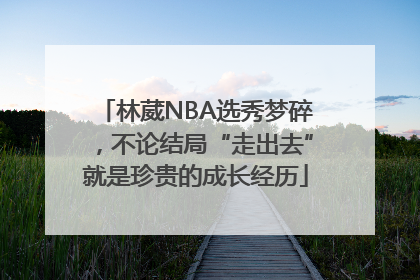 林葳NBA选秀梦碎，不论结局“走出去”就是珍贵的成长经历