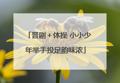 晋剧＋体操 小小少年举手投足韵味浓