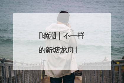 晚潮｜不一样的新塘龙舟
