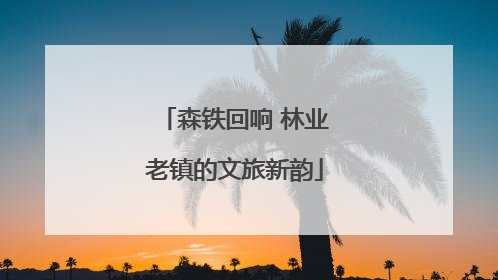 森铁回响 林业老镇的文旅新韵
