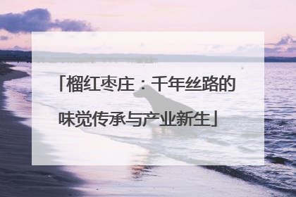 榴红枣庄：千年丝路的味觉传承与产业新生