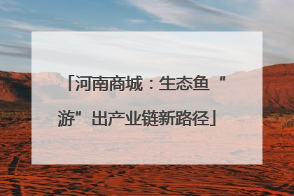 河南商城：生态鱼“游”出产业链新路径