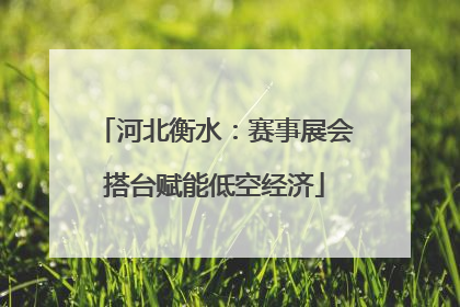 河北衡水：赛事展会搭台赋能低空经济