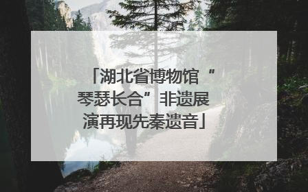 湖北省博物馆“琴瑟长合”非遗展演再现先秦遗音