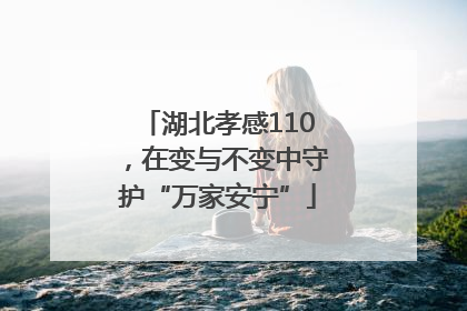 湖北孝感110，在变与不变中守护“万家安宁”