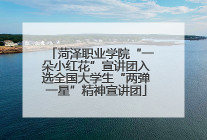 菏泽职业学院“一朵小红花”宣讲团入选全国大学生“两弹一星”精神宣讲团