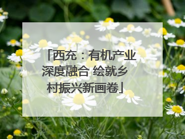 西充：有机产业深度融合 绘就乡村振兴新画卷