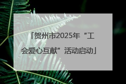 贺州市2025年“工会爱心互献”活动启动