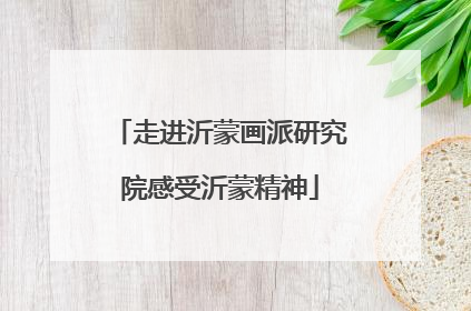 走进沂蒙画派研究院感受沂蒙精神