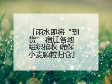 雨水即将“到货” 宿迁各地组织抢收 确保小麦颗粒归仓