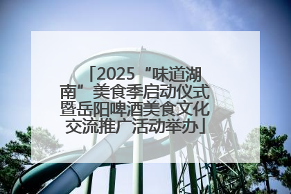 2025“味道湖南”美食季启动仪式暨岳阳啤酒美食文化交流推广活动举办