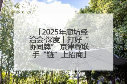 2025年廊坊经洽会·深度丨打好“协同牌” 京津冀联手“链”上招商