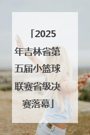 2025年吉林省第五届小篮球联赛省级决赛落幕
